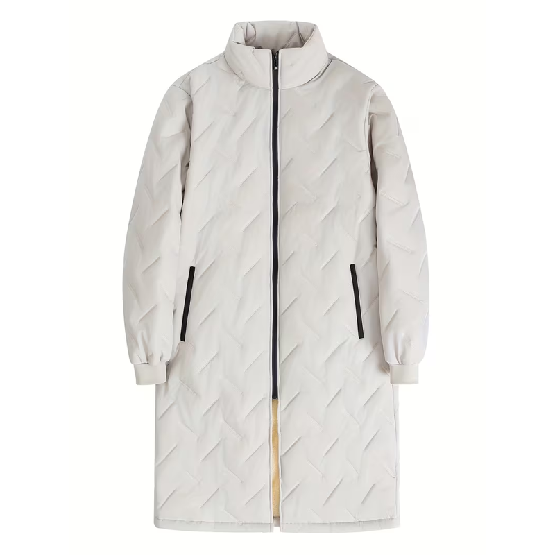 Men's Mid-Length Winter Padded Coat With Plush Lining🚛Free Shipping