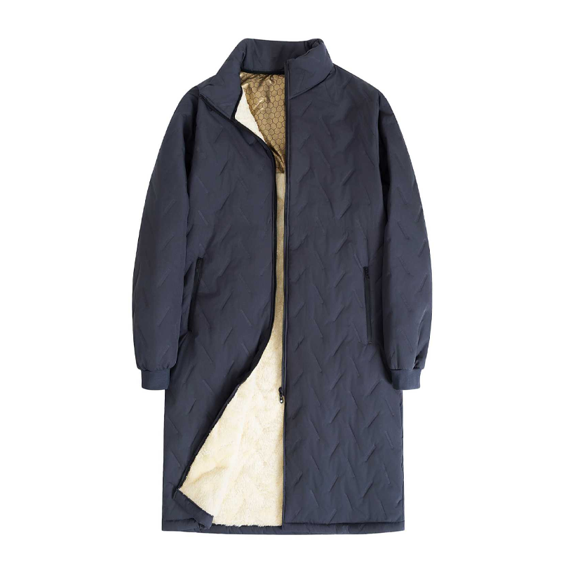 Men's Mid-Length Winter Padded Coat With Plush Lining🚛Free Shipping