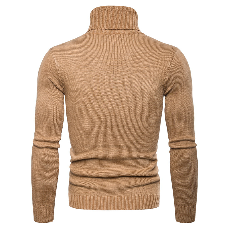 🔥Men's Slim Fit Cable Knit Turtleneck Sweater