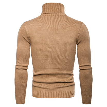 🔥Men's Slim Fit Cable Knit Turtleneck Sweater