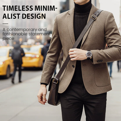 Men’s Slim-Fit Casual Blazer Jacket