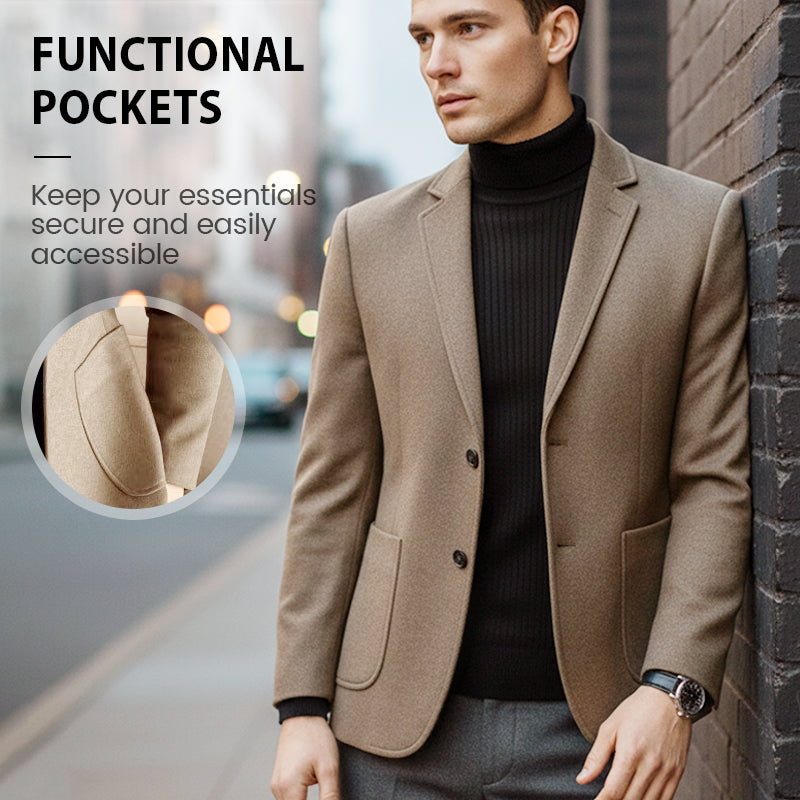 Men’s Slim-Fit Casual Blazer Jacket
