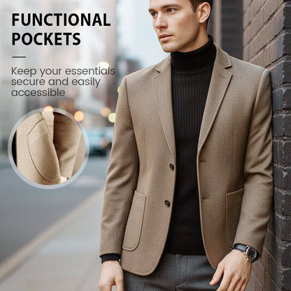 Men’s Slim-Fit Casual Blazer Jacket