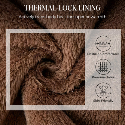 🔥Women’s Vintage Fuzzy-Lined Long Coat With Hood