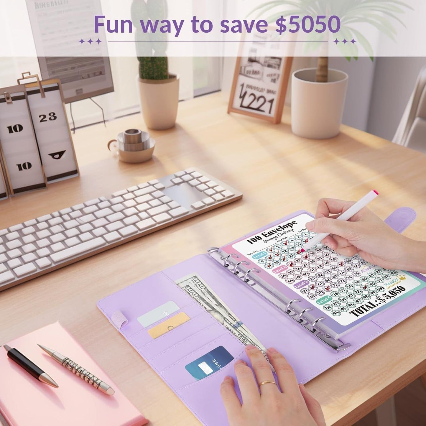 🎁LAST DAY SALE50% OFF✉️Savings Challenges Book with Envelopes💸