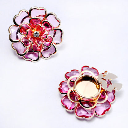 ⏰Last Day Surprise Price🔥Chic Rhinestone Floral Cufflink & Brooch