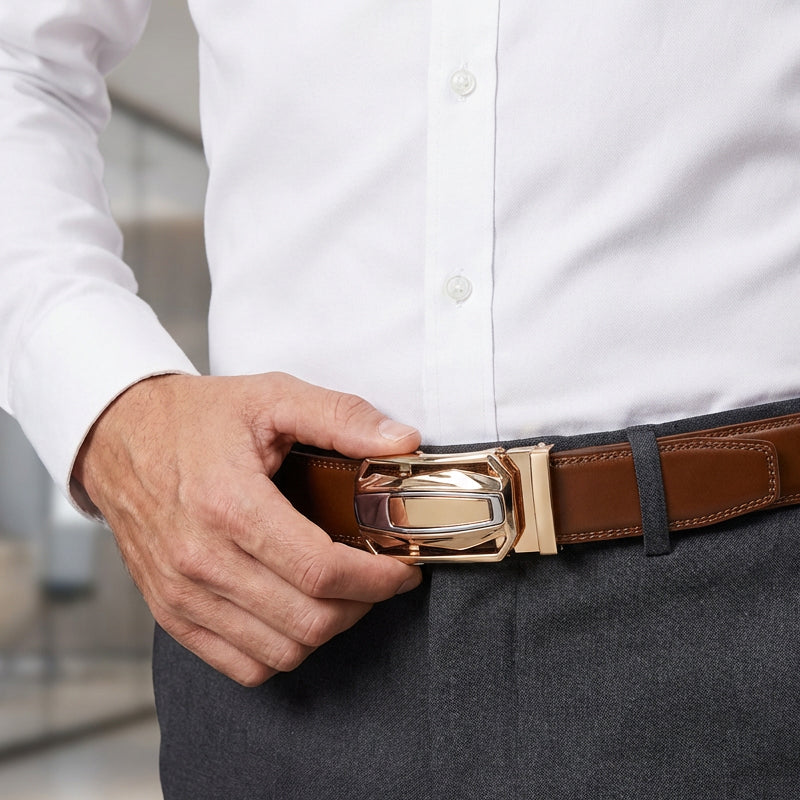 Men's Ratchet Belt for Dress & Casual