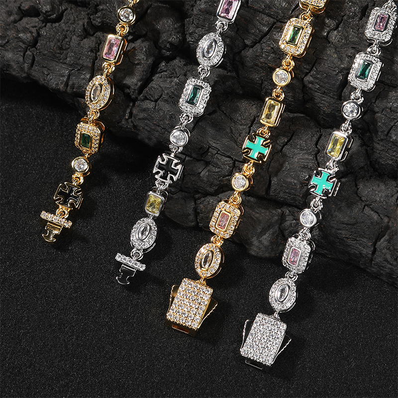 6mm Colored Cubic Zirconia Necklace & Bracelet