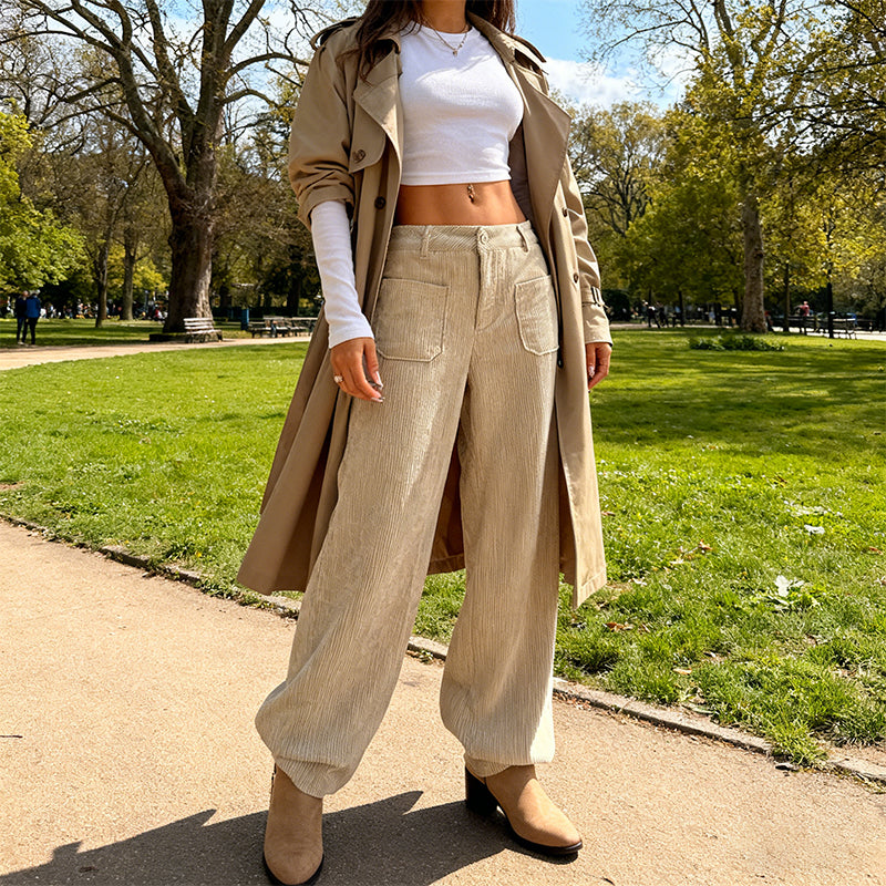 🎁2026 New Arrivals 50% OFF💥Women's Casual Loose-Fit High-Waisted Pants💕