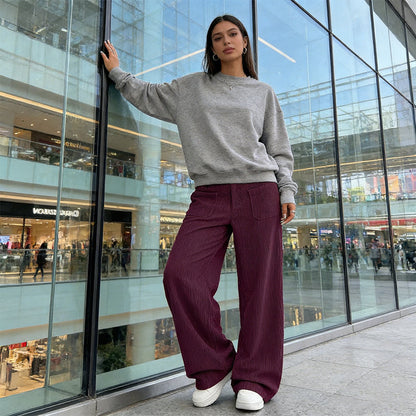 🎁2026 New Arrivals 50% OFF💥Women's Casual Loose-Fit High-Waisted Pants💕