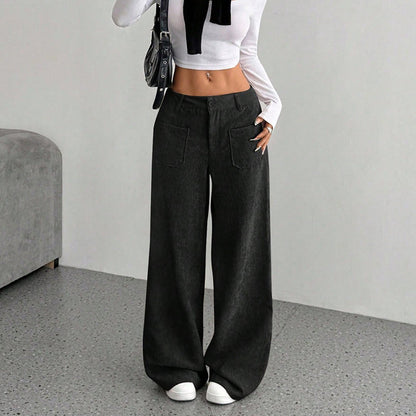 🎁2026 New Arrivals 50% OFF💥Women's Casual Loose-Fit High-Waisted Pants💕