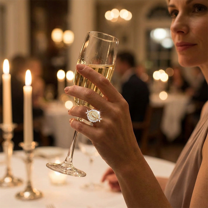 ✨🔥Elegant Virgin Mary Emblem Ring💍