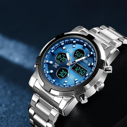 Men's Waterproof Military Analog-Digital Watches