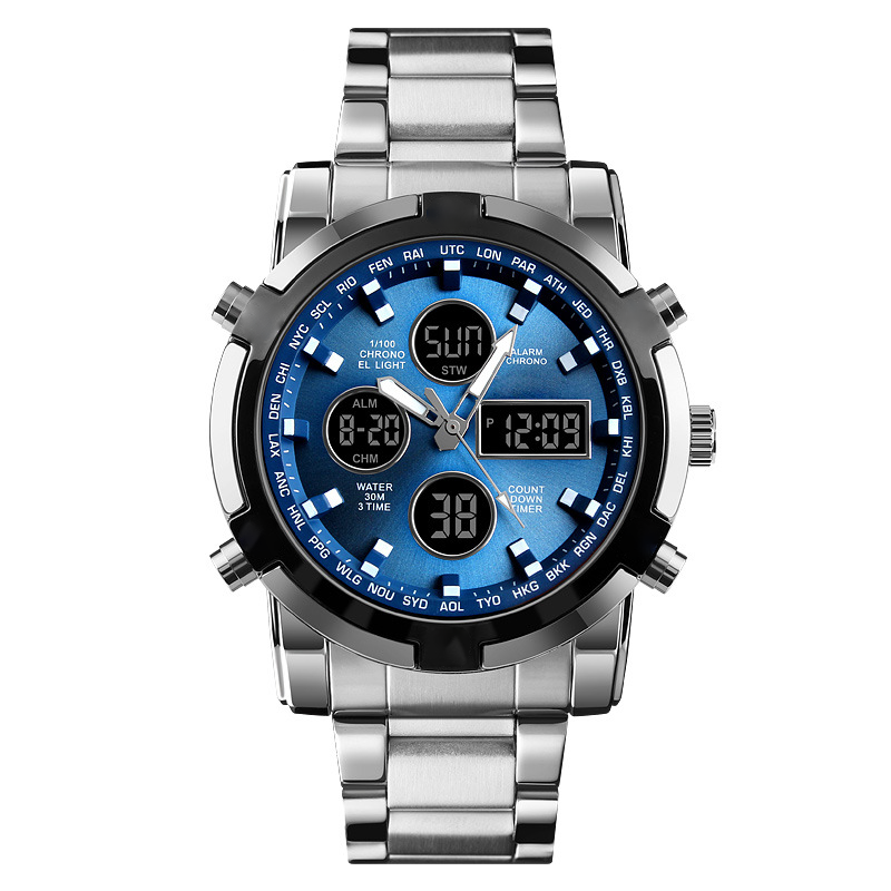 Men's Waterproof Military Analog-Digital Watches