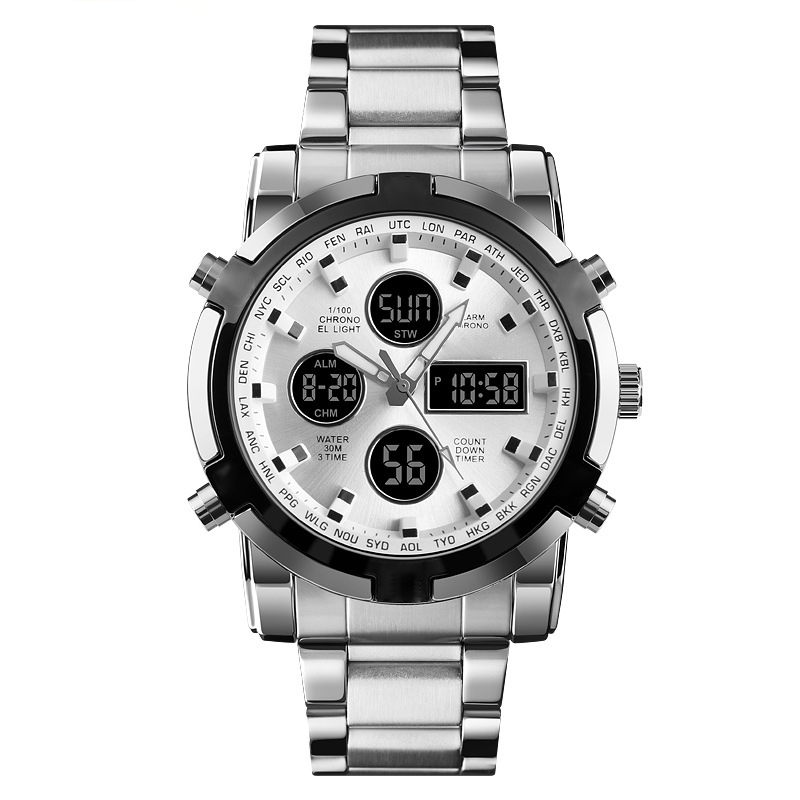 Men's Waterproof Military Analog-Digital Watches