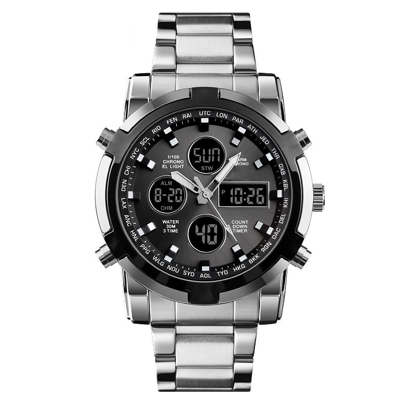 Men's Waterproof Military Analog-Digital Watches