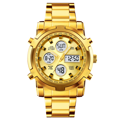 Men's Waterproof Military Analog-Digital Watches