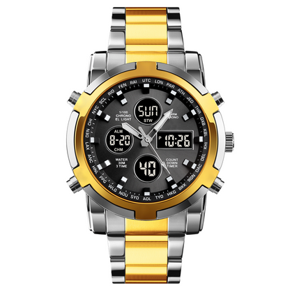 Men's Waterproof Military Analog-Digital Watches