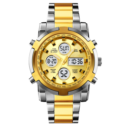 Men's Waterproof Military Analog-Digital Watches