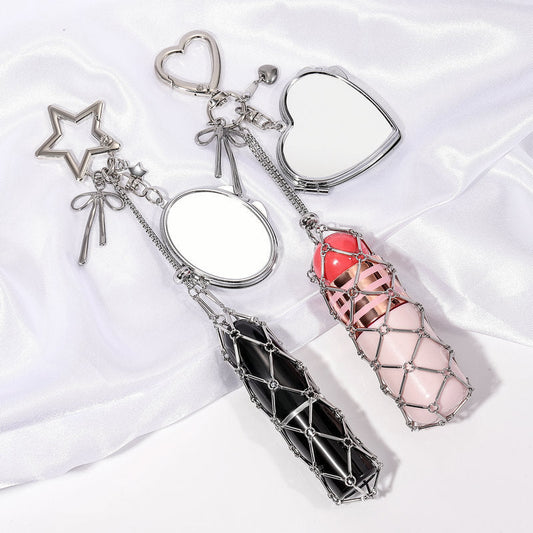 💄Chic Lip Gloss Holder with Mirror🎁