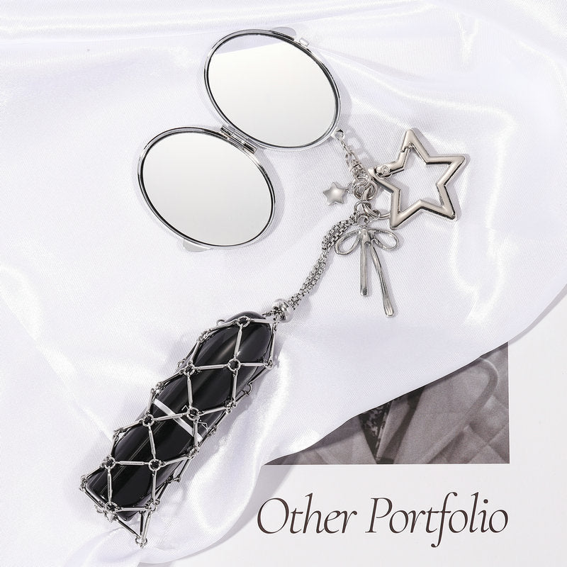 💄Chic Lip Gloss Holder with Mirror🎁