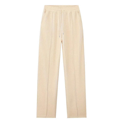 💥 Men’s Waffle Knit Sweatshirt & Straight-Leg Pants Set – Cozy, Breathable & Effortlessly Stylish 👕👖