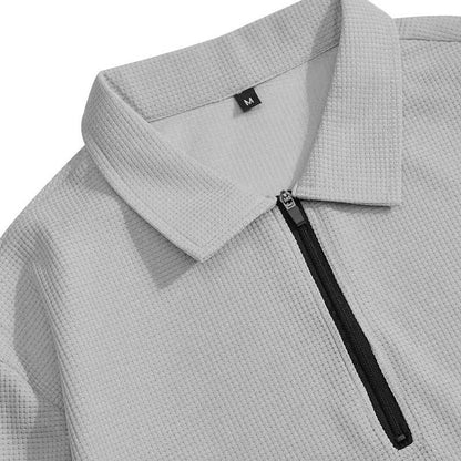 💥 Men’s Waffle Knit Sweatshirt & Straight-Leg Pants Set – Cozy, Breathable & Effortlessly Stylish 👕👖