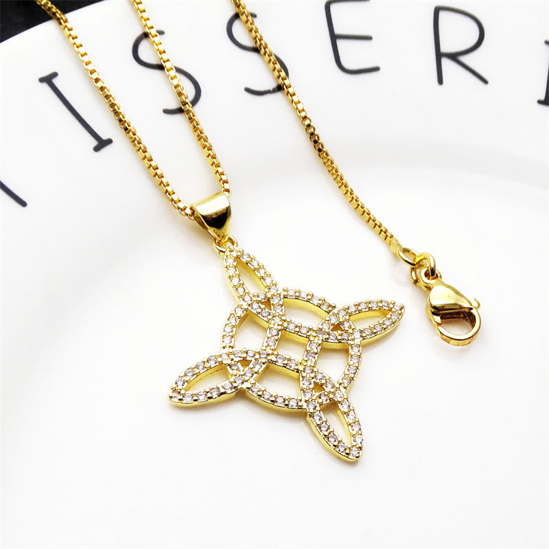 ✨🔥Unisex Witch Knot Pendant Necklace📿