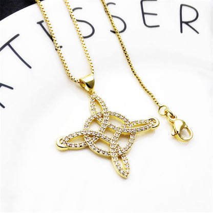 ✨🔥Unisex Witch Knot Pendant Necklace📿