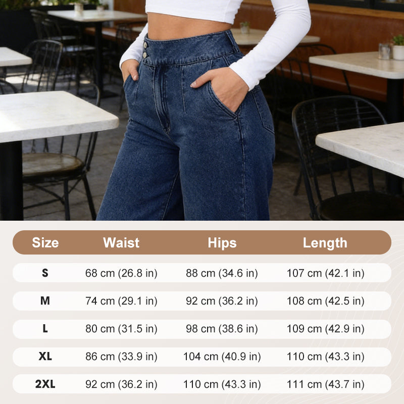🎁2026 New Arrivals 50% OFF💥Women's High-Waist Wide-Leg Jeans