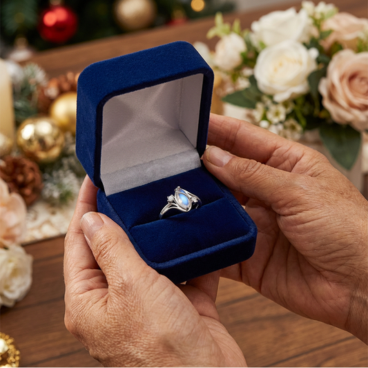 ✨Buy 1 Get 1 Free🔥Geometric Oval Ring with Zirconia Accents💍