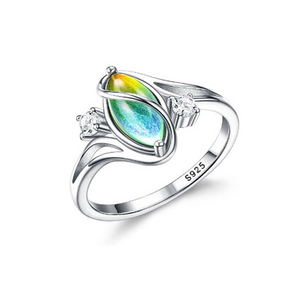 ✨Buy 1 Get 1 Free🔥Geometric Oval Ring with Zirconia Accents💍