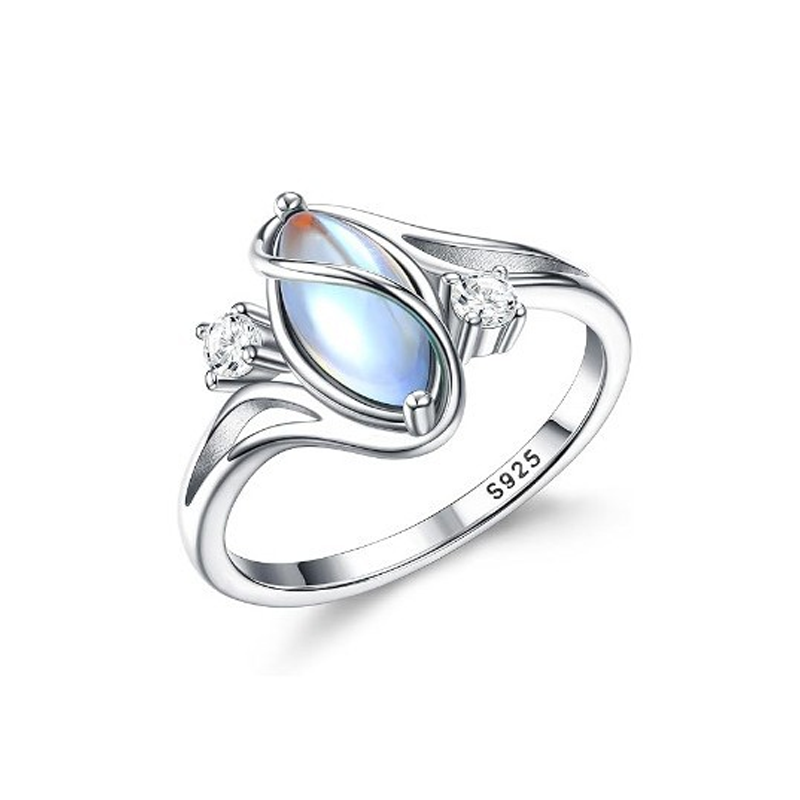 ✨Buy 1 Get 1 Free🔥Geometric Oval Ring with Zirconia Accents💍