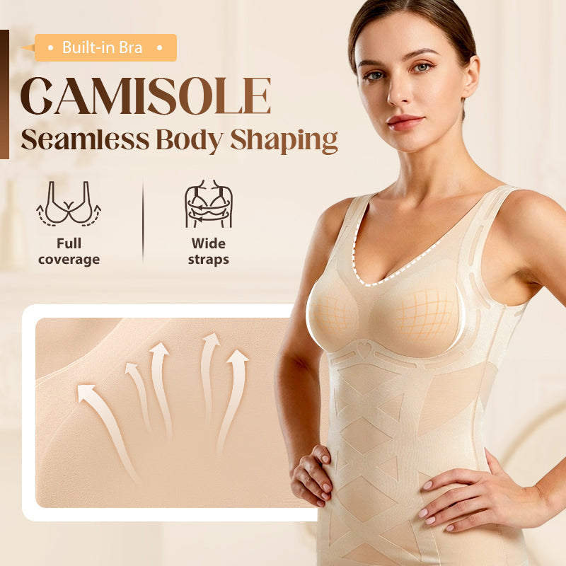 💃✨ Seamless shaping top with integrated bra – invisible support, stunning silhouette! ✨👙 Perfect for everyday wear and sports. Soft, breathable, sustainable. Your new favourite basic.