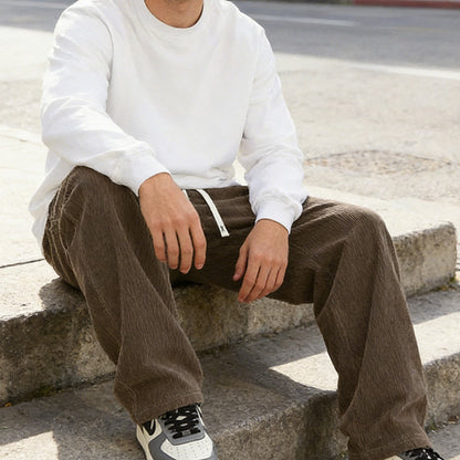 ⏳Time-Limited Special⏰Men's Loose-Fit Drawstring Pants with Pockets