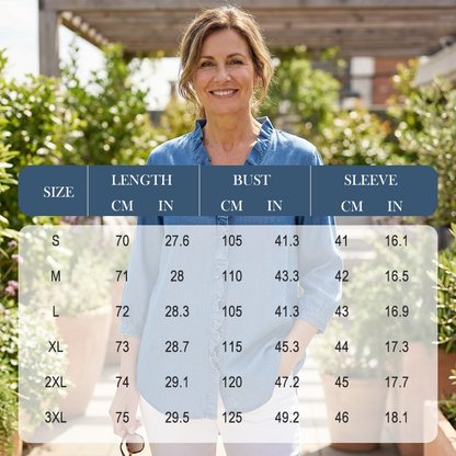 ⏳Time-Limited Special⏰Women's Casual Ruffle V-Neck Shirt | Soft, Breathable & Flattering High-Low Hem ✨