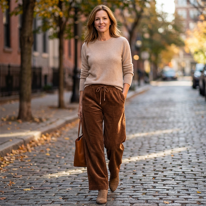 ✨💖Casual Loose Fit Corduroy Trousers for Women
