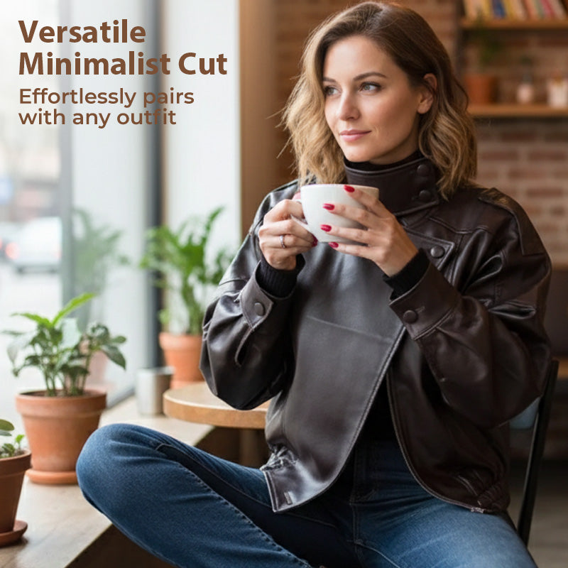 🎁2026 New Arrivals 50% OFF💥Cool Faux Leather Biker Jacket🧥