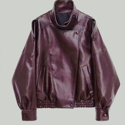 🎁2026 New Arrivals 50% OFF💥Cool Faux Leather Biker Jacket🧥