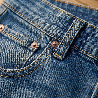 Women's Vintage High-Waist Wide-Leg Jeans