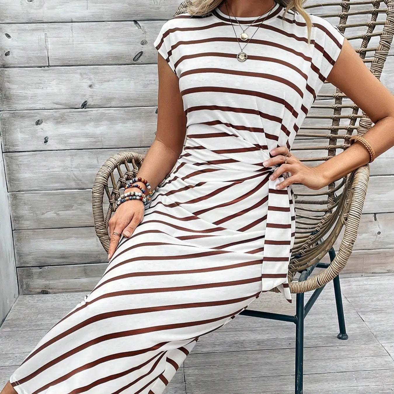 🔥2026 New Arrivals: 50% Off for a Limited Time!🔥🥰Women's Elegant Tie Waist Dress