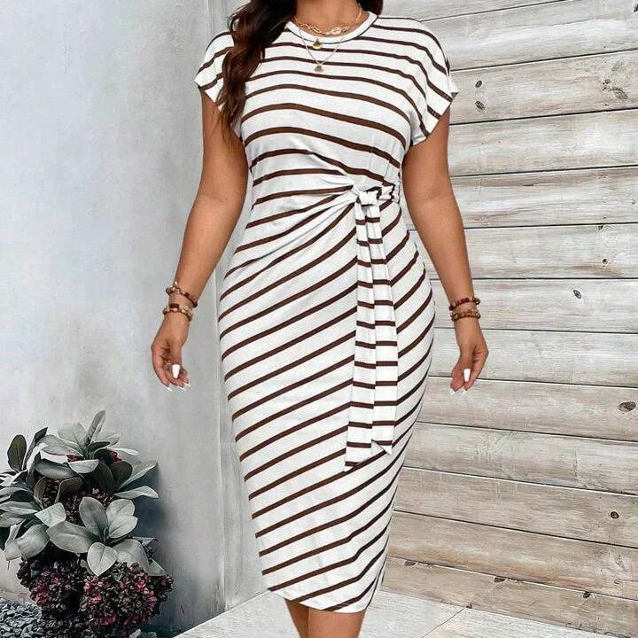 🔥2026 New Arrivals: 50% Off for a Limited Time!🔥🥰Women's Elegant Tie Waist Dress