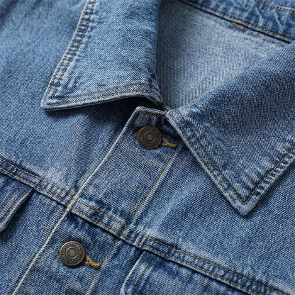 📢📢50% OFF !!!⏰Women’s Casual Longline Button-Up Denim Coat