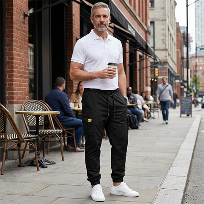 👖 LIMITED-TIME 50% OFF! ✨ Men's Workwear Sweatpants – Cargo, Tapered, Drawstring ✨