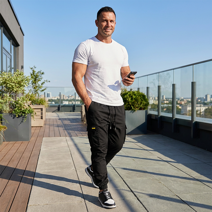 👖 LIMITED-TIME 50% OFF! ✨ Men's Workwear Sweatpants – Cargo, Tapered, Drawstring ✨