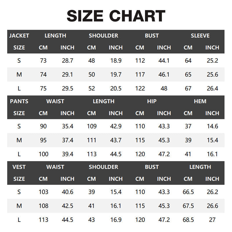 👔 50% OFF NOW! 🕴️ Men's Slim-Fit 3-Piece Suit Set – Tailored Fit, Premium Fabric & Perfect for Formal Occasions 🤵