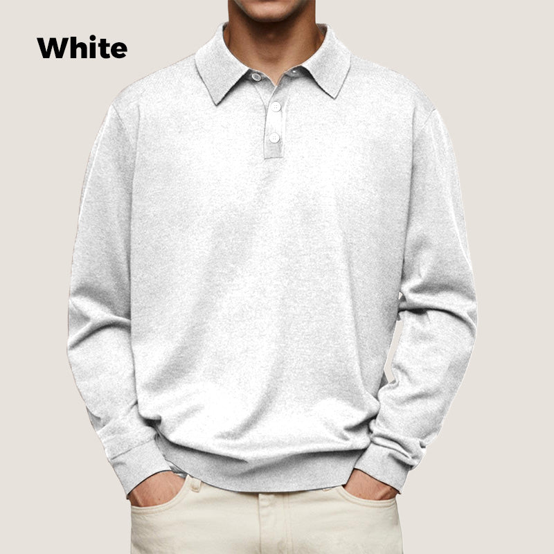 Men's Comfortable Long Sleeve Lapel Shirt