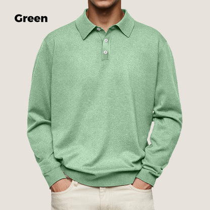 Men's Comfortable Long Sleeve Lapel Shirt