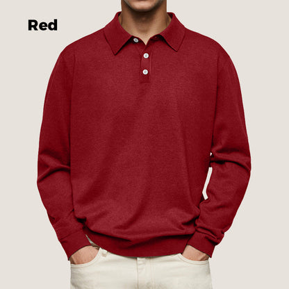 Men's Comfortable Long Sleeve Lapel Shirt
