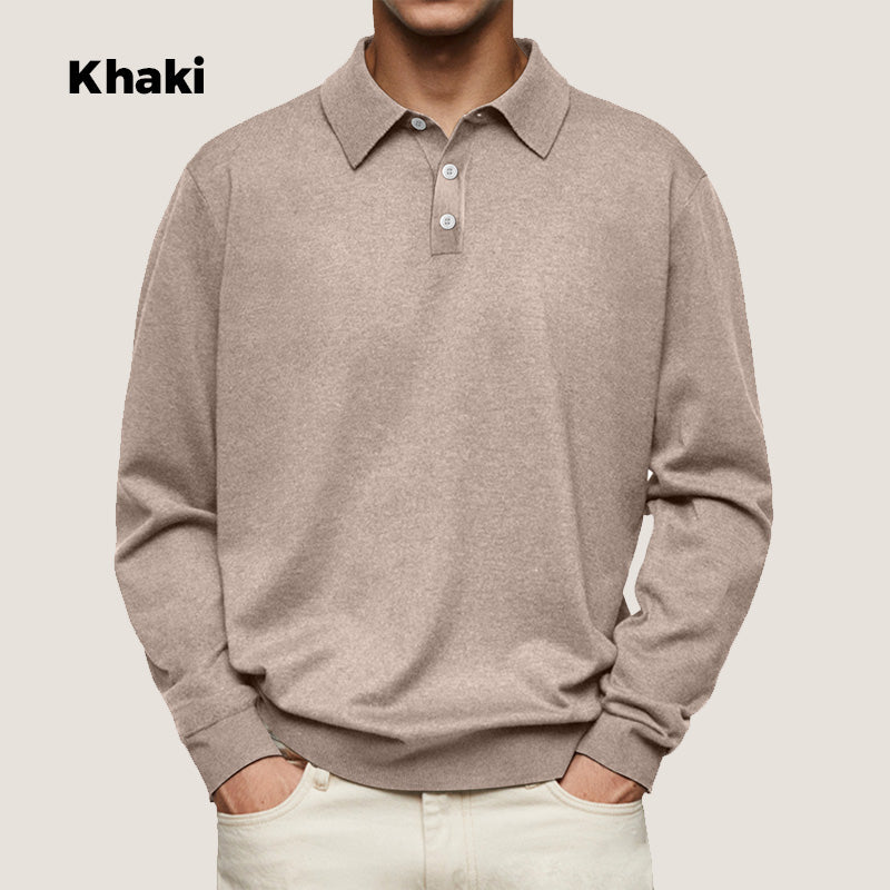 Men's Comfortable Long Sleeve Lapel Shirt